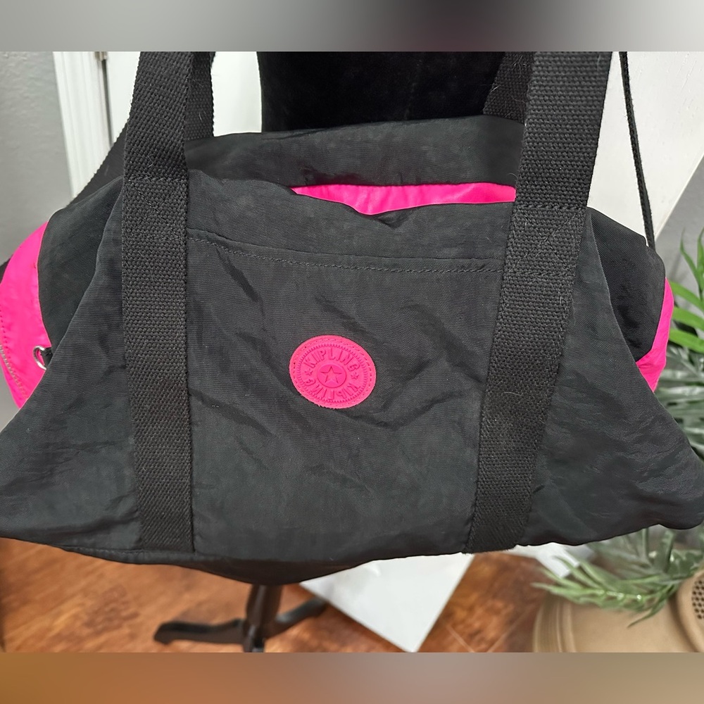 Kipling Black and Pink Bag